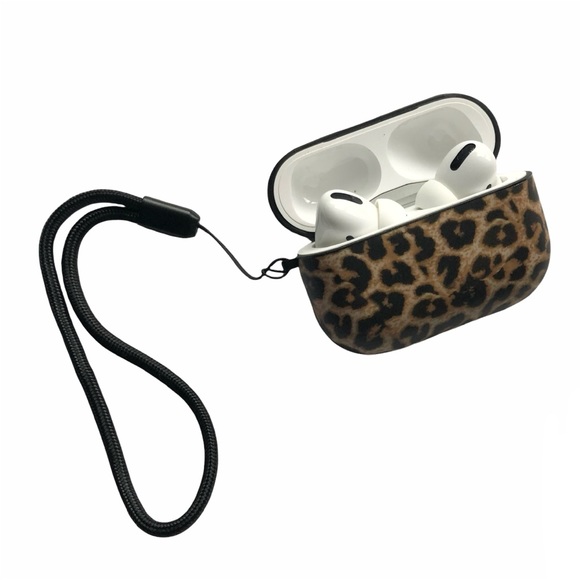 YYXIANG Other - Leopard Print AirPod PRO Case Brown Black Spots Plastic NEW